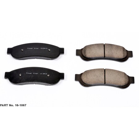 Powerstop Evolution Ceramic Disc Brake Pad - Rear, 16-1067 16-1067
