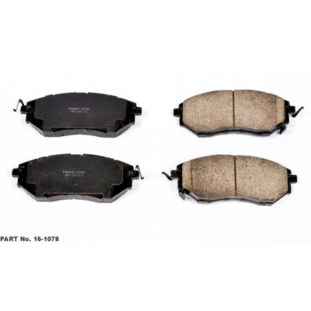 Powerstop Evolution Ceramic Disc Brake Pad - Front, 16-1078 16-1078
