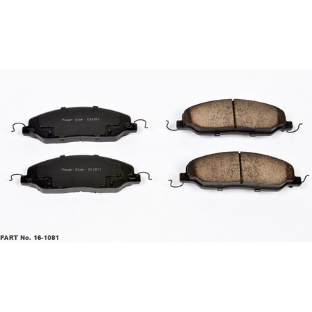 Powerstop Evolution Ceramic Disc Brake Pad - Front, 16-1081 16-1081
