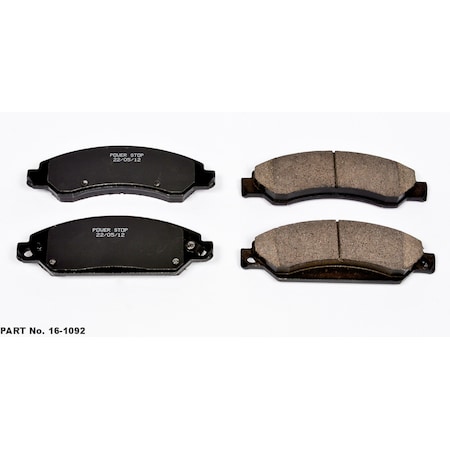 Powerstop Evolution Ceramic Disc Brake Pad - Front, 16-1092 16-1092