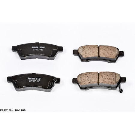 Powerstop Evolution Ceramic Disc Brake Pad - Rear, 16-1100 16-1100