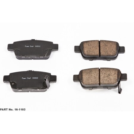Powerstop Evolution Ceramic Disc Brake Pad - Rear, 16-1103 16-1103