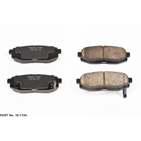 Powerstop Evolution Ceramic Disc Brake Pad - Rear, 16-1124 16-1124