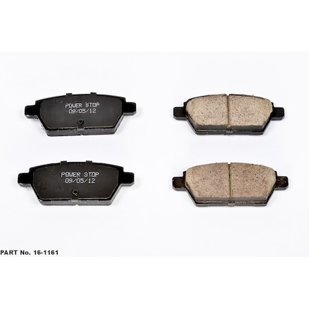 Powerstop Evolution Ceramic Disc Brake Pad - Rear, 16-1161 16-1161