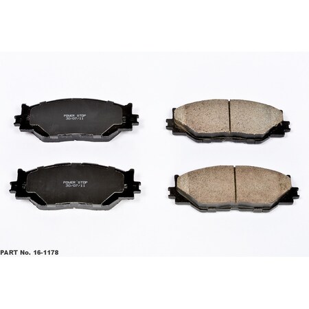 Powerstop Evolution Ceramic Disc Brake Pad - Front, 16-1178 16-1178