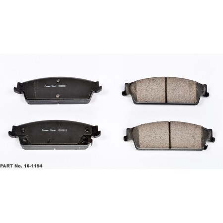 Powerstop Evolution Ceramic Disc Brake Pad - Rear, 16-1194 16-1194