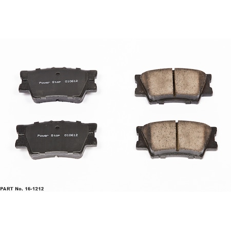 Powerstop Evolution Ceramic Disc Brake Pad - Rear, 16-1212 16-1212