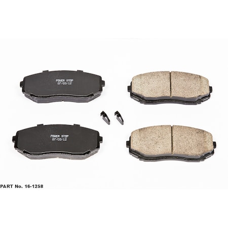 Powerstop Evolution Ceramic Disc Brake Pad - Front, 16-1258 16-1258