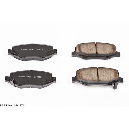 Powerstop Evolution Ceramic Disc Brake Pad - Rear, 16-1274 16-1274