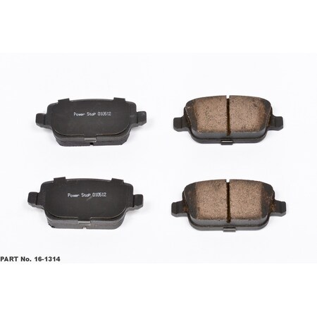 Powerstop Evolution Ceramic Disc Brake Pad - Rear, 16-1314 16-1314
