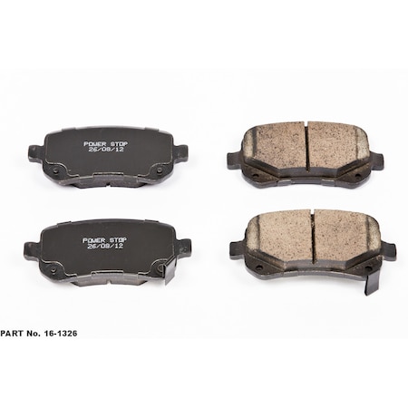 Powerstop Evolution Ceramic Disc Brake Pad - Rear, 16-1326 16-1326