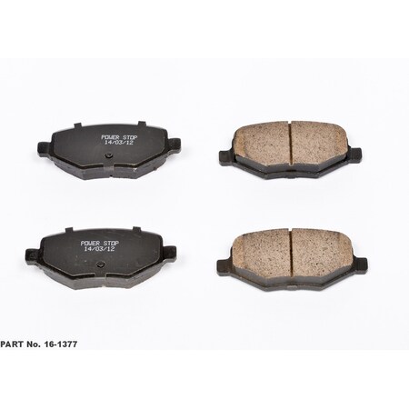 Powerstop Evolution Ceramic Disc Brake Pad - Rear, 16-1377 16-1377
