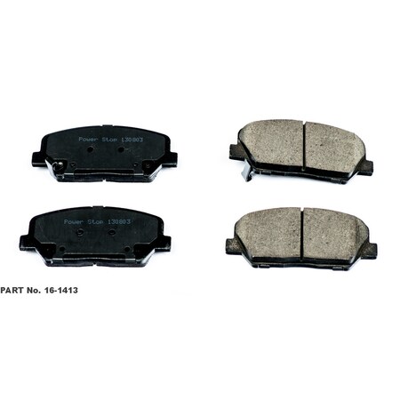Powerstop Evolution Ceramic Disc Brake Pad - Front, 16-1413 16-1413