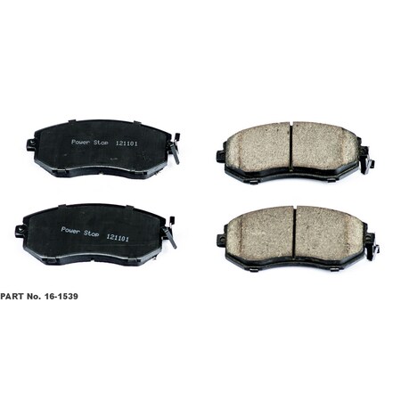 Powerstop Evolution Ceramic Disc Brake Pad - Front, 16-1539 16-1539