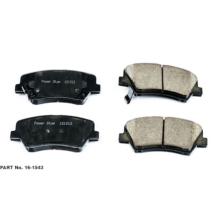 Powerstop Evolution Ceramic Disc Brake Pad - Front, 16-1543 16-1543