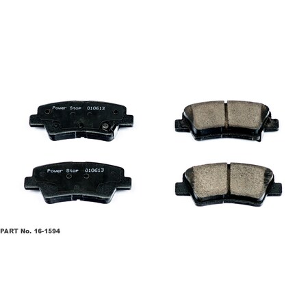 Powerstop Evolution Ceramic Disc Brake Pad - Rear, 16-1594 16-1594
