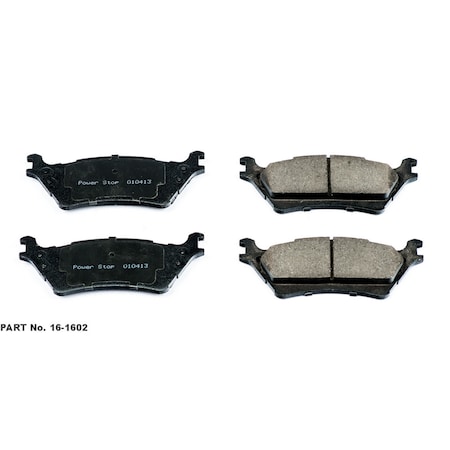 Powerstop Evolution Ceramic Disc Brake Pad - Rear, 16-1602 16-1602