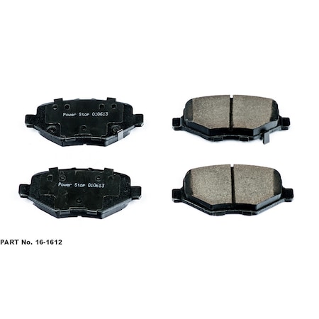 Powerstop Evolution Ceramic Disc Brake Pad - Rear, 16-1612 16-1612