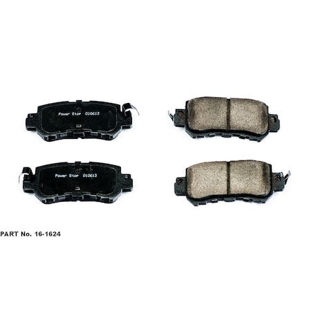 Powerstop Evolution Ceramic Disc Brake Pad - Rear, 16-1624 16-1624