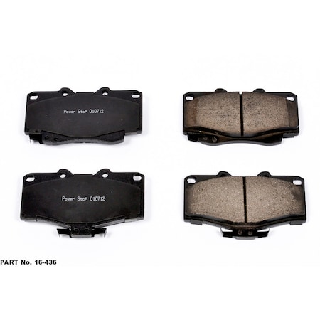 Powerstop Evolution Ceramic Disc Brake Pad - Front, 16-436 16-436