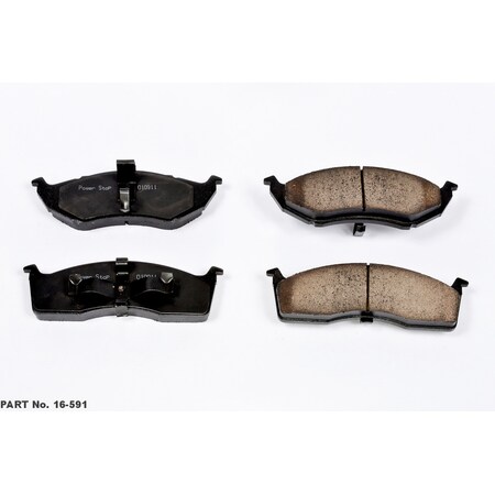 Powerstop Evolution Ceramic Disc Brake Pad - Front, 16-591 16-591
