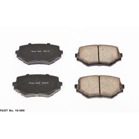 Powerstop Evolution Ceramic Disc Brake Pad, 16-680 16-680