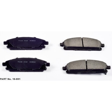 Powerstop Evolution Ceramic Disc Brake Pad - Front, 16-691 16-691