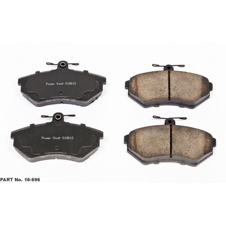 Powerstop Evolution Ceramic Disc Brake Pad - Front, 16-696 16-696