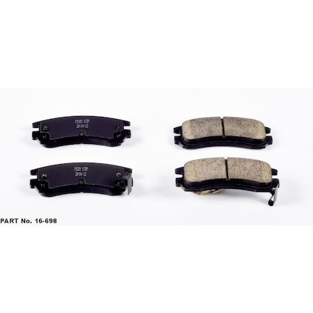Powerstop Evolution Ceramic Disc Brake Pad - Rear, 16-698 16-698