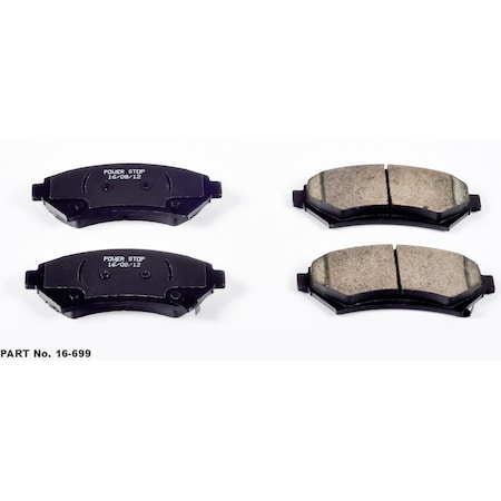 Powerstop Evolution Ceramic Disc Brake Pad - Front, 16-699 16-699