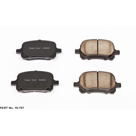 Powerstop Evolution Ceramic Disc Brake Pad - Front, 16-707 16-707