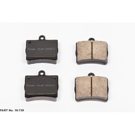 Powerstop Evolution Ceramic Disc Brake Pad - Rear, 16-739 16-739