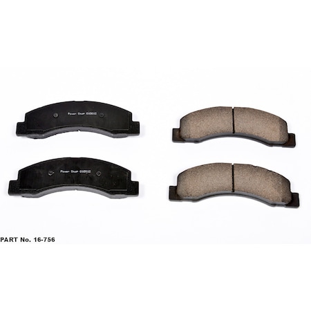 Powerstop Evolution Ceramic Disc Brake Pad - Front, 16-756 16-756