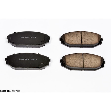 Powerstop Evolution Ceramic Disc Brake Pad - Front, 16-793 16-793