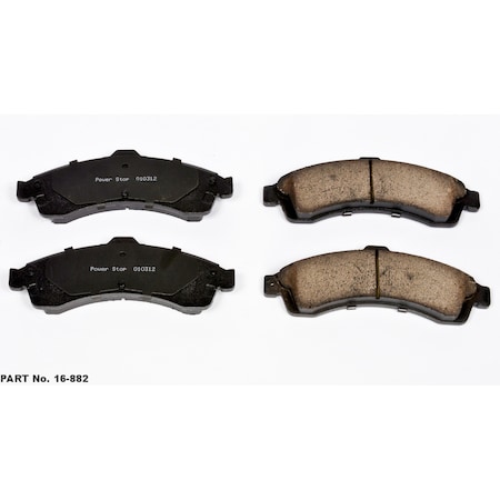Powerstop Evolution Ceramic Disc Brake Pad - Front, 16-882 16-882