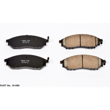 Powerstop Evolution Ceramic Disc Brake Pad - Front, 16-888 16-888