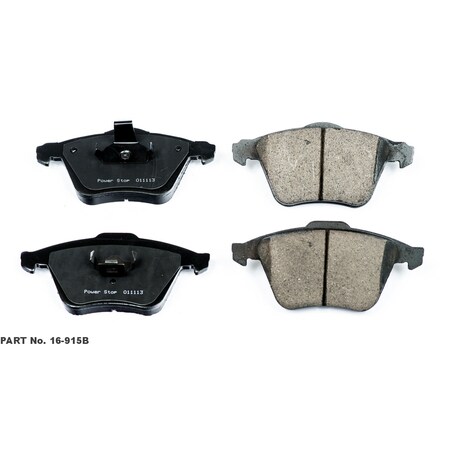 Powerstop Evolution Ceramic Disc Brake Pad - Front, 16-915B 16-915B