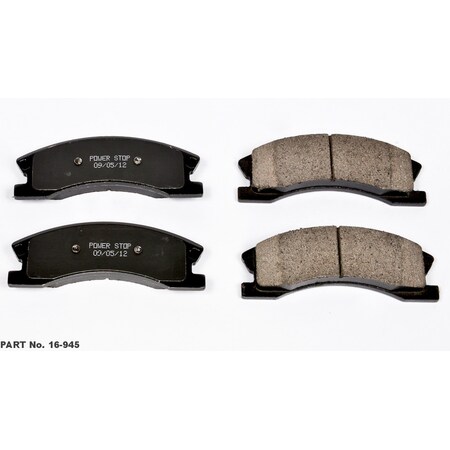 Powerstop Evolution Ceramic Disc Brake Pad - Front, 16-945 16-945