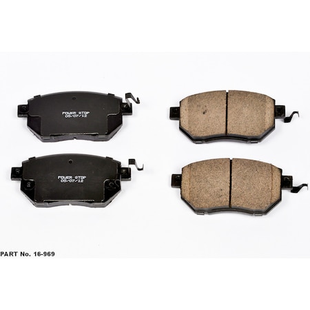 Powerstop Evolution Ceramic Disc Brake Pad - Front, 16-969 16-969