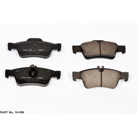Powerstop Evolution Ceramic Disc Brake Pad - Rear, 16-986 16-986