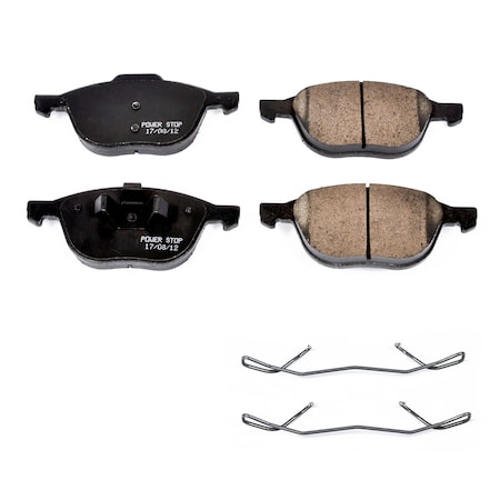 Powerstop Z17 Evolution Plus Disc Brake Pad - Front, 17-1044 17-1044