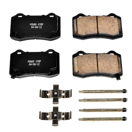 Powerstop Z17 Evolution Plus Disc Brake Pad - Rear, 17-1053 17-1053