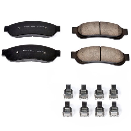 Powerstop Z17 Evolution Plus Disc Brake Pad w/Hardware Kit, 17-1068 17-1068