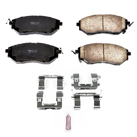 Powerstop Z17 Evolution Plus Disc Brake Pad - Front, 17-1078 17-1078