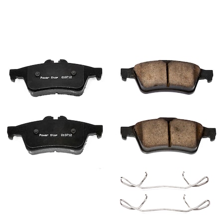Powerstop Z17 Evolution Plus Disc Brake Pad - Rear, 17-1095 17-1095