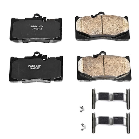 Powerstop Z17 Evolution Plus Disc Brake Pad - Front, 17-1118 17-1118