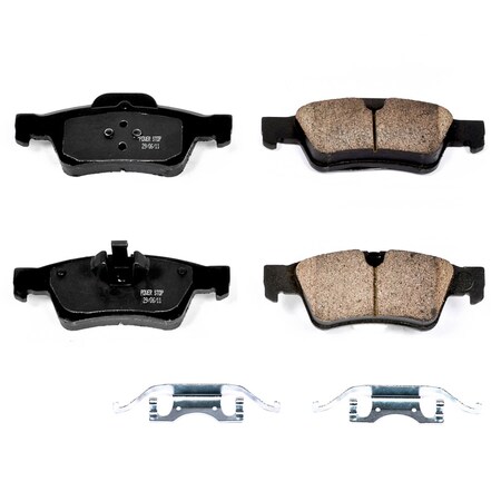 Powerstop Z17 Evolution Plus Disc Brake Pad - Rear, 17-1122 17-1122