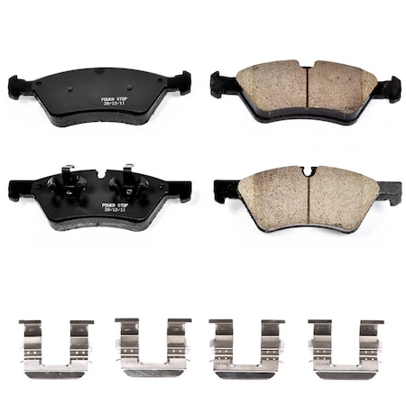 Powerstop Z17 Evolution Plus Disc Brake Pad - Rear, 17-1124 17-1124