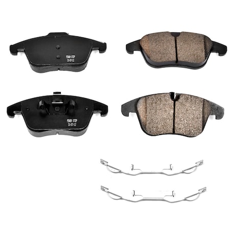 Powerstop Z17 Evolution Plus Disc Brake Pad - Front, 17-1241 17-1241