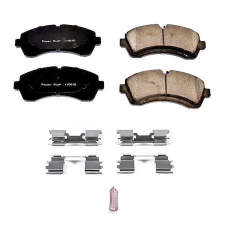 Powerstop Z17 Evolution Plus Disc Brake Pad - Front, 17-1268 17-1268